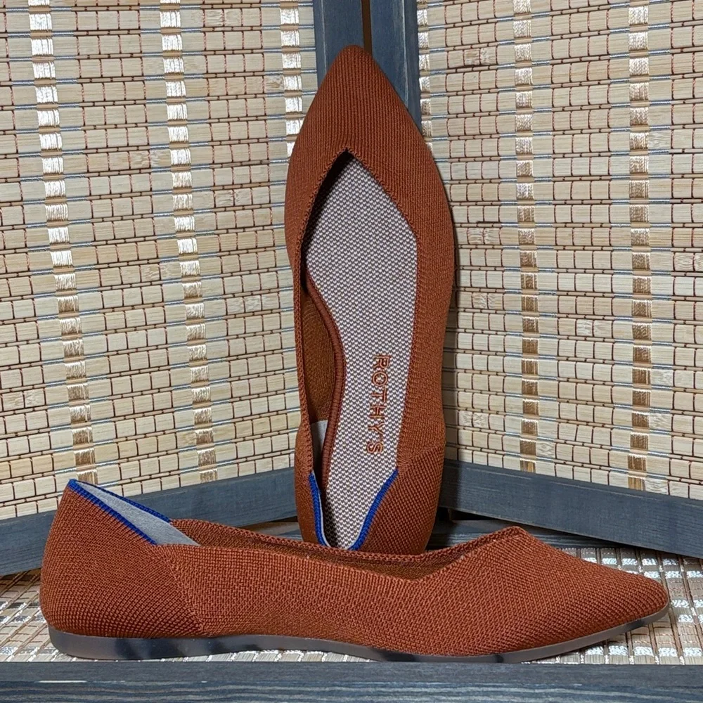 Rothy's Women's The Point II Terracotta Flats